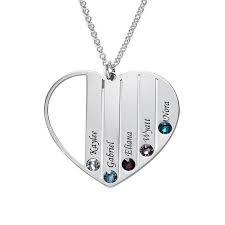 Not only will it look good, but it's something meaningful that they can carry everywhere they go. Necklaces Two Birthstone Necklace For Mom Mothers Day Necklace Birthstone Jewelry Mothers Necklace Mothers Birthstone Necklace Birthstone S2bn Jewelry