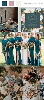 Black And Light Blue Wedding Colors Top 10 Wedding Color Ideas For 2020 Teal Wedding Colors Wedding Color Schemes Spring Dusty Rose Wedding Colors