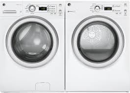 The washer with fabric softener dispenser releases fabric softener at just the right time and the Ge Gfd40escmww 27 Inch 7 Cu Ft Front Load Electric Dryer