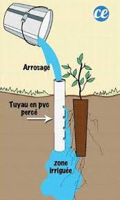 Jardin 20 Facons Ingenieuses D Utiliser Les Tuyaux En Pvc Systeme D Irrigation Arrosage Jardin Tuyau En Pvc