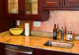 This material can be found in a variety of different textures and patterns from pressed tiles to brushed flat surfaces or as embellished pieces of art. Copper Backsplashes From Quickshipmetals Com