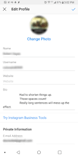 Check spelling or type a new query. How To Center Your Instagram Bio