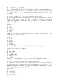 Contoh Soal Tes Verbal Potensi Akademik Dan Kunci Jawaban Ilmusosial Id