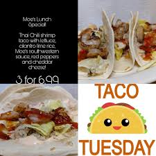 There are several options at the restaurants for he found success in buying and building bars in the southwest america. Fish And Shrimp Tacos Today 3 Moe S Bar And Grill Facebook