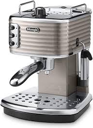 The nespresso vertuo plus deluxe coffee and espresso machine uses centrifusion to identify each blend and adjusts its settings accordingly for the best cup. De Longhi Scultura Traditional Barista Pump Espresso Machine Coffee And Cappuccino Maker Ecz351bg Champagne Amazon Co Uk Home Kitchen