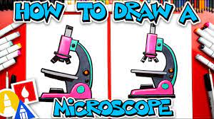 How To Draw A Microscope - Youtube