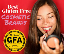 best gluten free cosmetic brands of