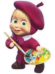 Masha And The Bear Gambar Lucu Terbaru Cartoon Animation Pictures Masha And The Bear Marsha And The Bear Bear Paintings