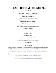 Noen ganger kan også medisiner mot depresjon eller andre psykiske plager være aktuelle. The Secret Teachings Of All Ages Flip Ebook Pages 301 350 Anyflip Anyflip