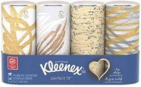 The wet varieties are ideal for makeup removal. Amazon Com Kleenex Perfect Fit Facial Tissue White Tube Box 50 Sheets 4 Ct Health Personal Care