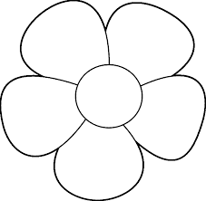 Some flowers are big and others are small. Simple Flower Design Coloring Page Wecoloringpage Com Simple Flower Design Flower Coloring Pages Easy Coloring Pages