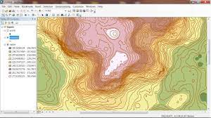 Create Contours In Arcgis 10 4 1 Arduino Projects Remote Sensing Cartography