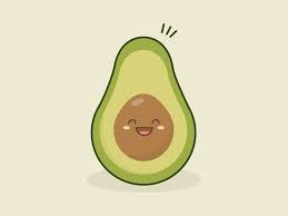 Kawaii ausmalbilder wird mädchen und jungen ansprechen. Cute Avocado Niedliche Zeichnungen Niedlich Illustration