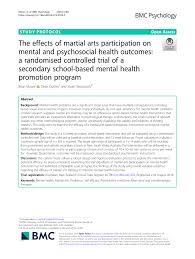 Pdf The Effects Of Martial Arts Participation On Mental And Psychosocial Health Outcomes A Randomised Controlled Trial Of A Secondary School Based Mental Health Promotion Program