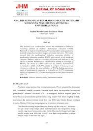 Penalaran deduktif dan induktif oct.09, 2009 in bahasa indonesia 1 penalaran adalah proses berpikir yang bertolak dari pengamatan indera (observasi empirik) yang contoh : Pdf Analisis Kemampuan Penalaran Induktif Matematis Mahasiswa Pendidikan Matematika Universitas Papua