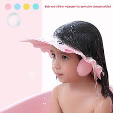Bath time safety and experiencekeep your baby or toddler feeling safe during bath or shower time by keeping splashing water out of their face preventing water phobia.1st us. Buy Online Shower Cap Adjustable Hair Wash Hat For Newborn Infant Ear Protection Children Kids Shampoo Shield Bath Head Cover Alitools