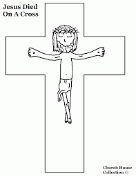 The 'jesus forgives' printable is an incredibly simple coloring sheet that children will enjoy. Jesus Died On The Cross Coloring Page Coloring Home