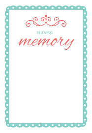 In Loving Memory Memorial Card Template Free Greetings Island Card Templates Free Memorial Cards Card Template