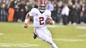 Tearing apart defenses one dread at a time. Look Alabama Qb Jalen Hurts Keeps National Title Promise Chops Off Dreadlocks Cbssports Com