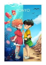 Ponyo (2008) this is my first time watching the studio ghibli movies! Ponyo By Joannawentbananas Studio Ghibli Fanart Studio Ghibli Art Studio Ghibli Movies