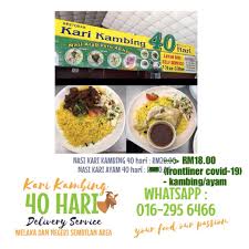 Alamat restoran kari kambing 40 hari ialah no. Nasi Kari Kambing Ayam 40 Hari Home Facebook