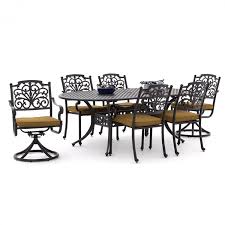 We did not find results for: Evangeline 7 Piece Cast Aluminum Patio Dining Set With 2 Swivel Rockers And Oval Table By Lakeview Outdoor Designs Walmart Com Walmart Com