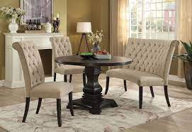 Great savings & free delivery / collection on many items. Nerissa Round Dining Room Set W Bench Antique Black By Furniture Of America Furniturepick