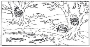 Click the image to open a.jpg to print and color. Hibernating Animals Cliparts Cliparts Zone