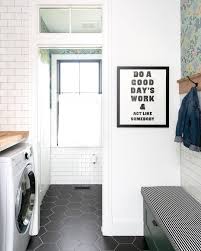 Do A Good Day S Work Laundry Room Tile Laundry Room Flooring Modern Laundry Rooms