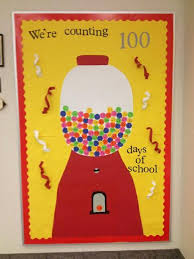 Were Counting 100 Days Of School 100th Day Bulletin