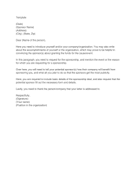 40 Sponsorship Letter Sponsorship Proposal Templates