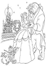 Download and print belle, the beast, lumiere, cogsworth & more! Belle From Beauty And The Beast Coloring Pages Coloring Home