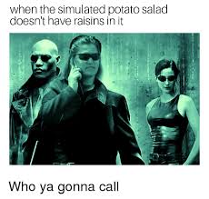Tropical flavors come together making this a great side dish to there's nothing as yummy and easy as a good potato salad, and this one is extra special with green apples, raisins and walnuts for some crunch! When The Simulated Potato Salad Doesn T Have Raisins In It Who Ya Gonna Call Reddit Meme On Ballmemes Com