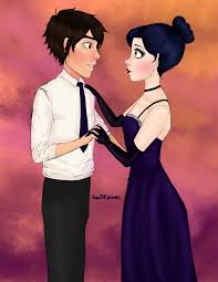 Black Bolt And Medusa Fanfiction Lemon Hiro And Violet I Love Violets Hair It S So Pretty Violet Parr Girls In Love Big Hero 6