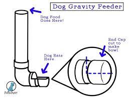 3 Diy Pvc Dog Feeders Patchpuppy Com Dog Feeder Dog Feeder Automatic Pet Feeder Diy