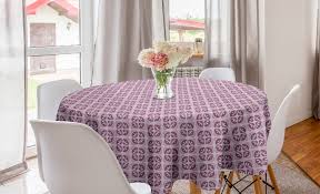 Newchic offer quality vinyl tablecloth round at wholesale prices. Kitchen Dining Outdoor Tablecloth For Round Table Vintage Floral 70s Round Vinyl Tablecloth Home Living