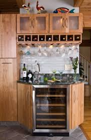 Fascinating Corner Bar With Wine Bottle Boxes Cabinett Spacious Stemware Wine Glass Rack And White Ceramic Ti Corner Wine Cabinet Wine Cabinets Home Kitchens