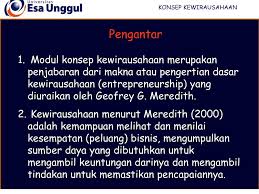 Peluang usaha adalah bisnis yang mampu meraih. Modul 1 Kewirausahaan Esa 142 Ppt Download