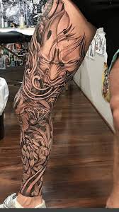 There is nothing like a great looking sleeve tattoo on a masculine arm to draw attention from all corners. Follow Majoryyz Full Leg Tattoos Japanese Tattoo Cool Half Sleeve Tattoos