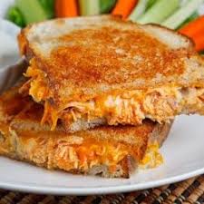 Buffalo Chicken Grilled Cheese Sandwich Buffalo Chicken Grilled Cheese Recipes Food