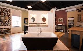 Fabulous fixtures can be retrofitted into existing space to turn an ordinary bath into an opulent retreat. Rhode Island Interior Design Showroom Kitchen And Bath Design Showroom Cypress Design Co