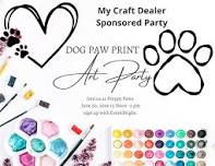 Dog Paw Print Art Party