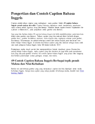 Check spelling or type a new query. Materi Caption Kelas 12 Dalam Bahasa Inggris
