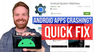 The issue is due to a system component called android system webview that lets please remove the webview update and then restart the phone. If Your Android Apps Keep Crashing Closing Here Is How To Fix Your Phone Youtube