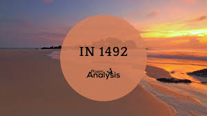 In 1492 columbus sailed the ocean blue for people to celebrate event. In 1492 Columbus Sailed The Ocean Blue Poem Analysis