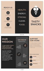 Next, scroll down and select a template that works for you. Restaurant Tri Fold Brochure