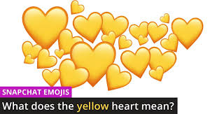 What Does The Yellow Heart Mean On Snapchat I suppose it is possible — and this is merely speculation — that the artist who drew the glyph did an image search for yellow heart, was presented with images of uremic pericarditis, which produces fibrinous. the yellow heart mean on snapchat