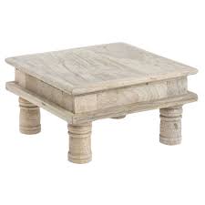 Our coffee table collections are built with mixed materials like marble and wood, intricate details and sleek finishes. Expressly Hubert Square Mango Wood Table Riser 8 2 3 L X 8 2 3 W X 5 H