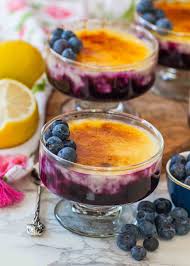 No Bake Blueberry Orange Creme Brulee Video Tatyanas Everyday Food Recipe Brulee Recipe Creme Brulee Recipe Tatyana S Everyday Food