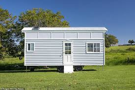 Three bedroom tiny house on wheels. Little Property On Wheels Hides A Three Bedroom Home You Can Ship Anywhere In Australia For 88 250 Daily Mail Online